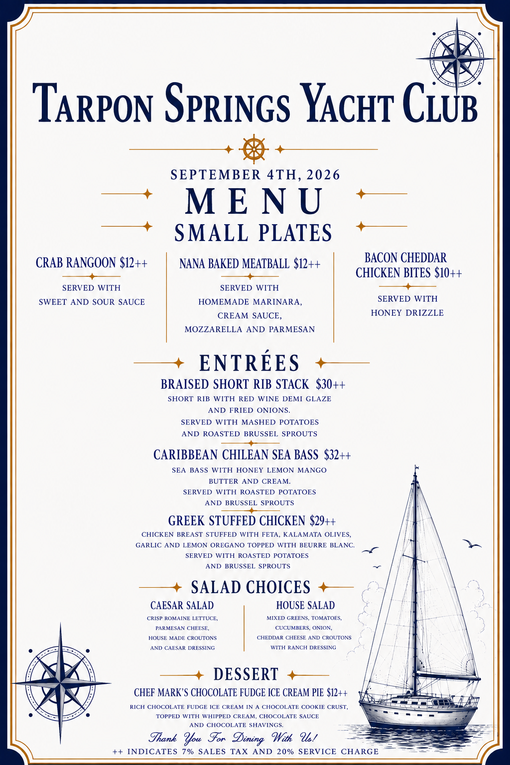 Friday Member Dining
