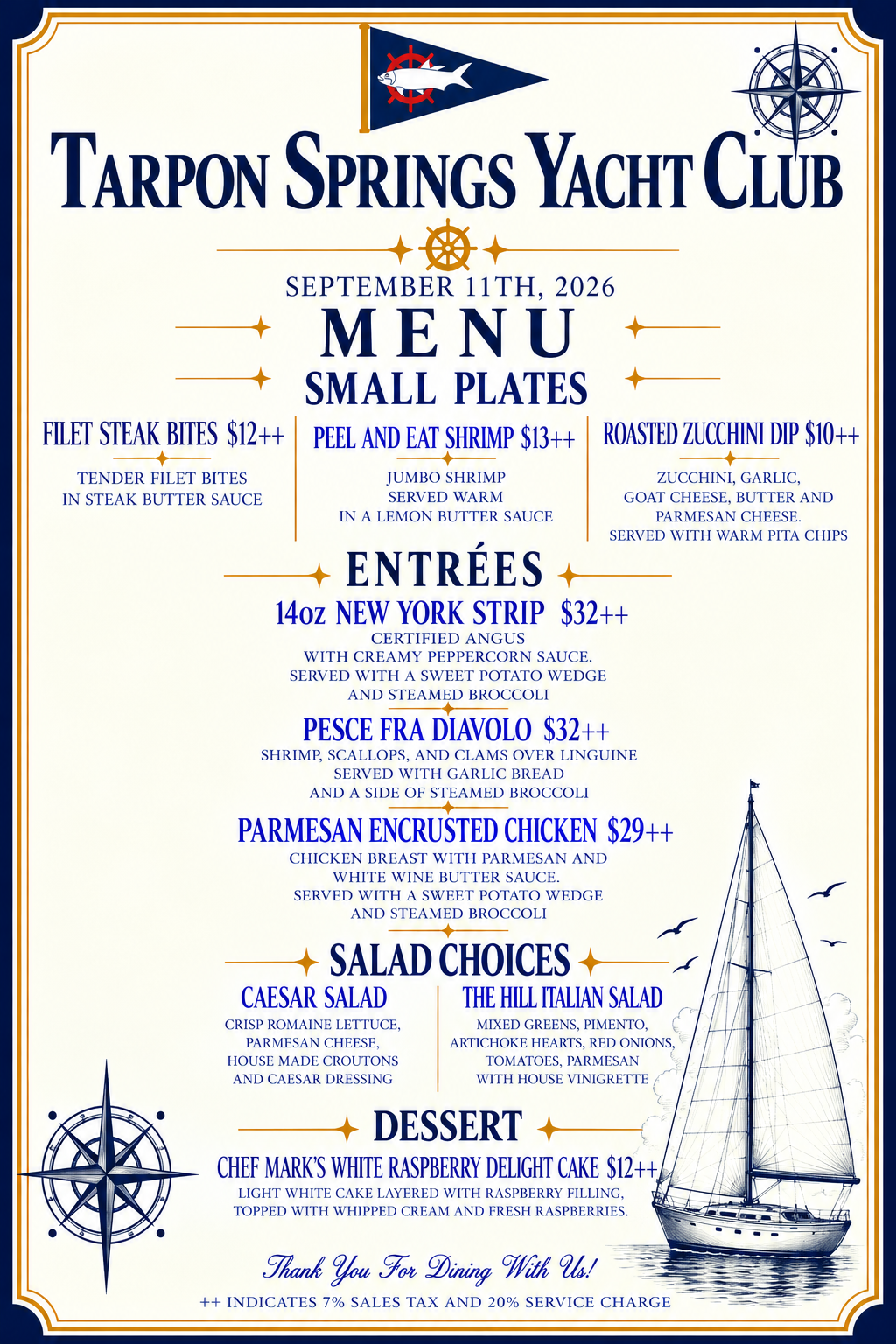 Friday Member Dining