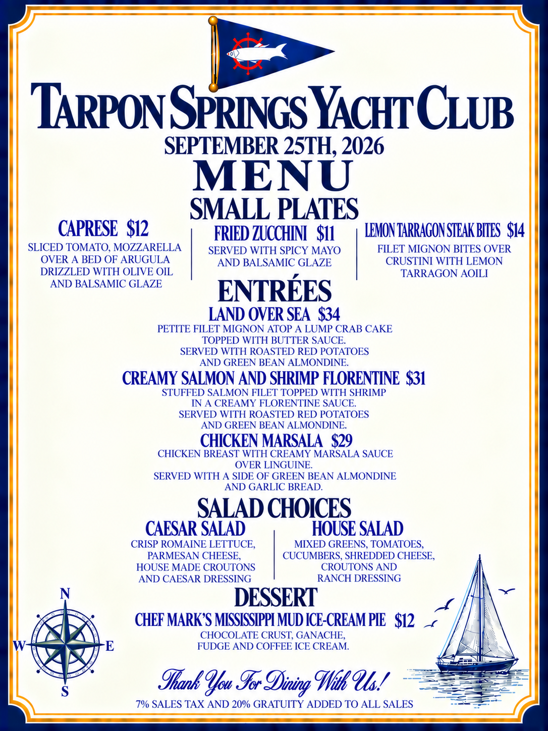 Friday Member Dining