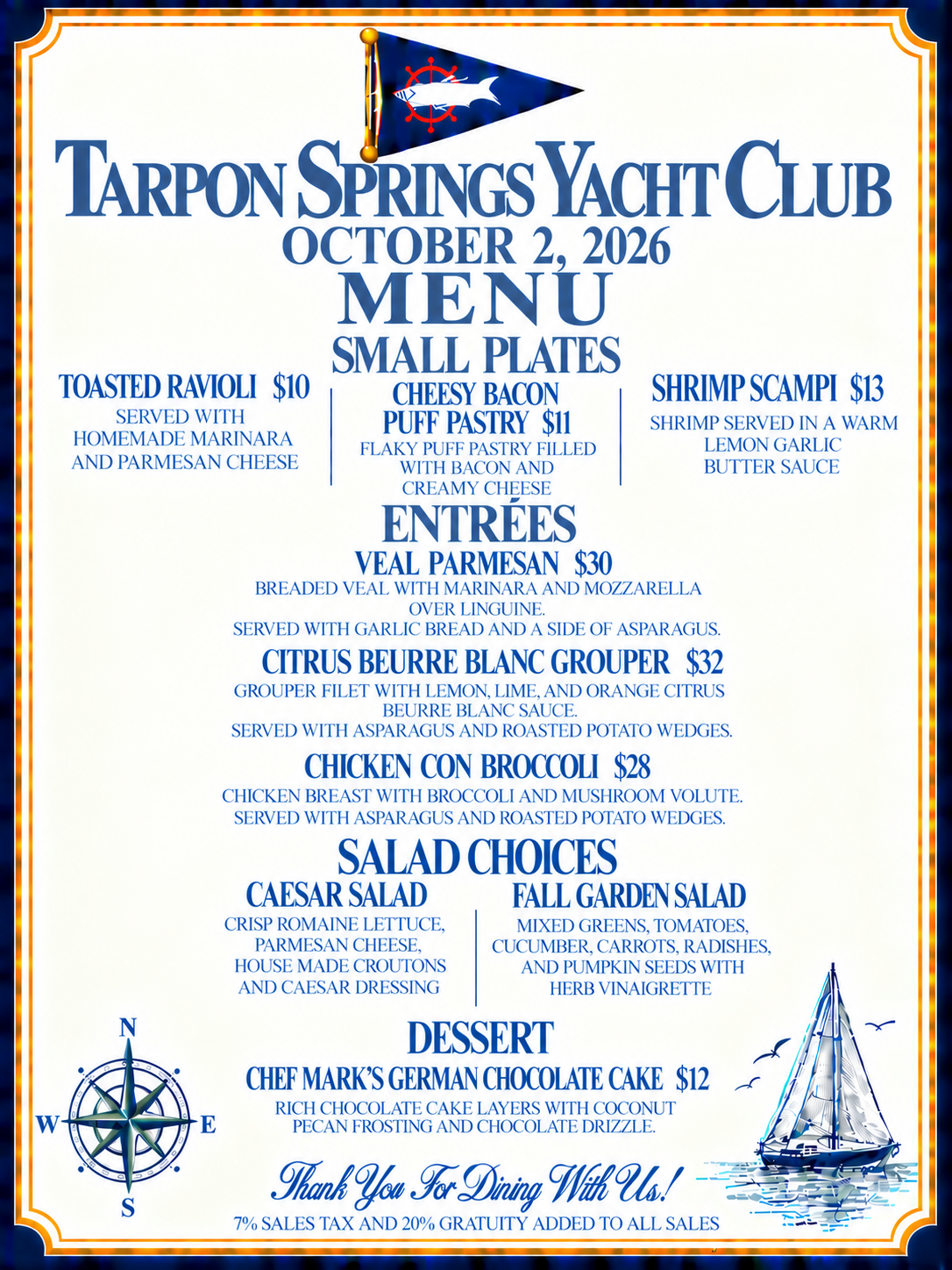 Friday Member Dining