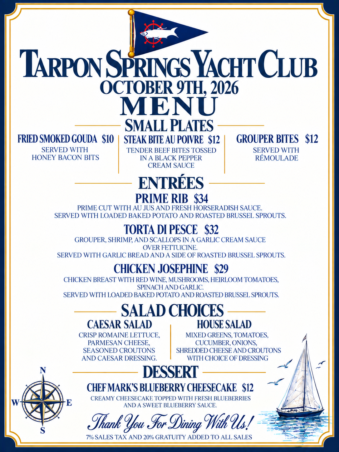 Friday Member Dining