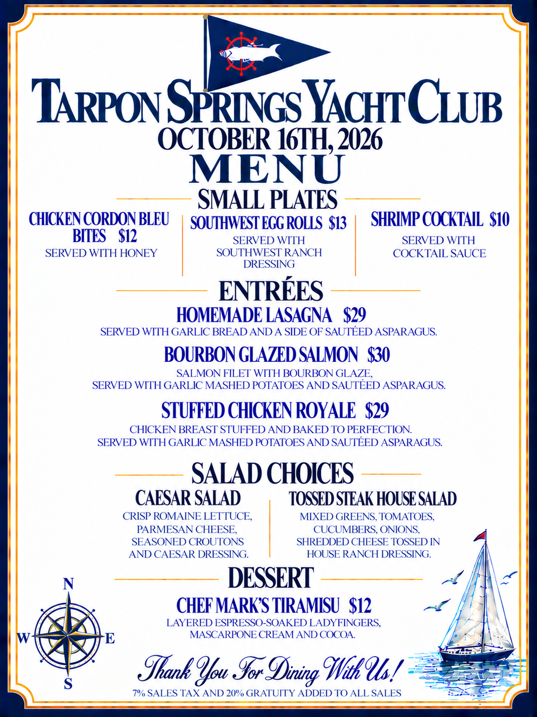 Friday Member Dining