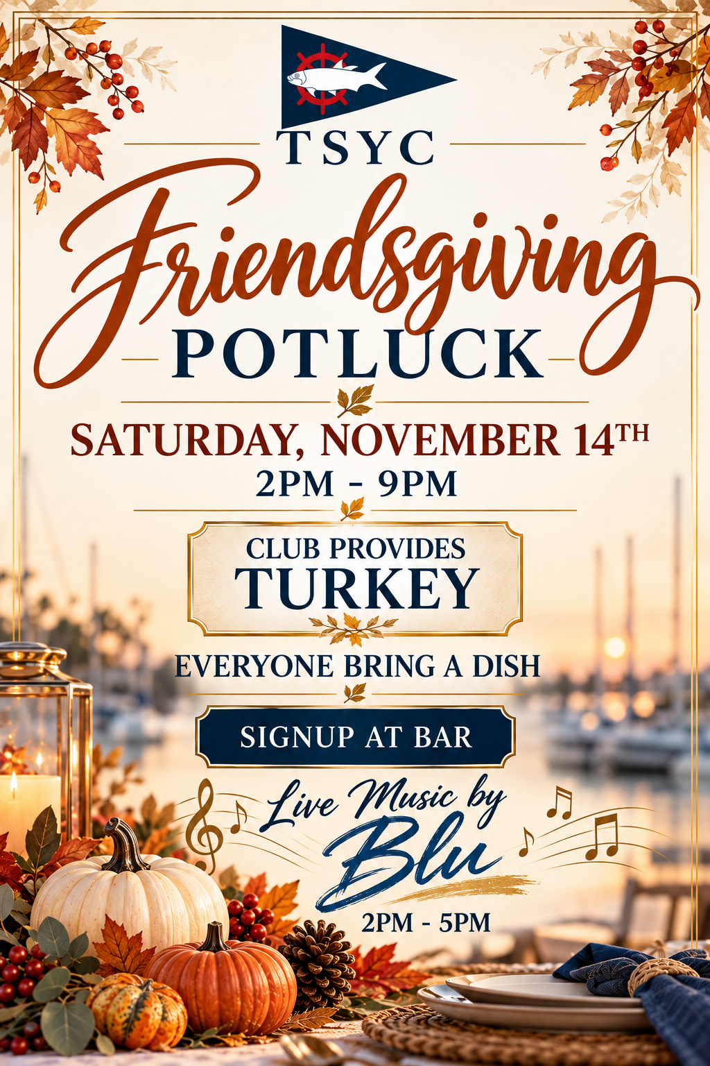 FriendsGiving/Poker Run/Turkey Shoot
