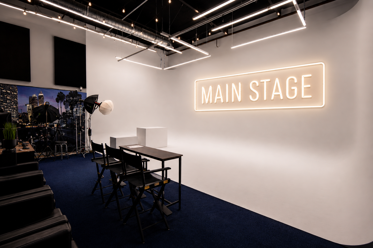 Main Stage — White Cyc / Infinity Wall