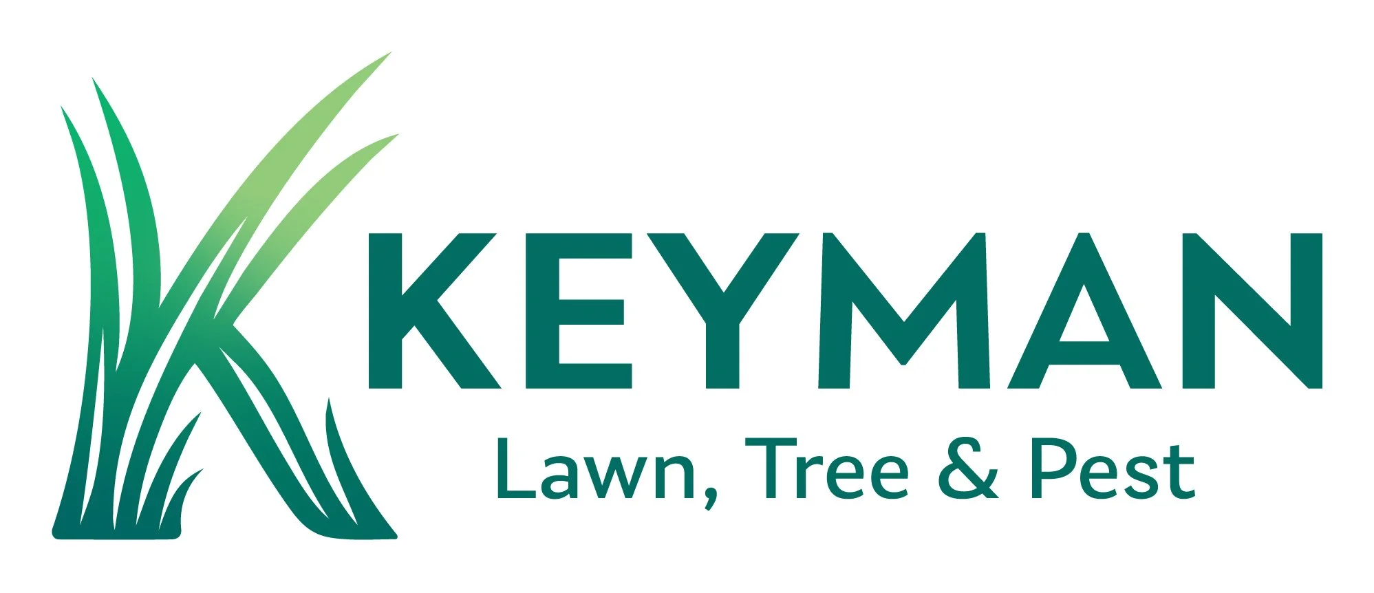 Keyman Lawn, Tree & Pest logo representing a local lawn care, tree service, and pest control company serving Dane County, Wisconsin