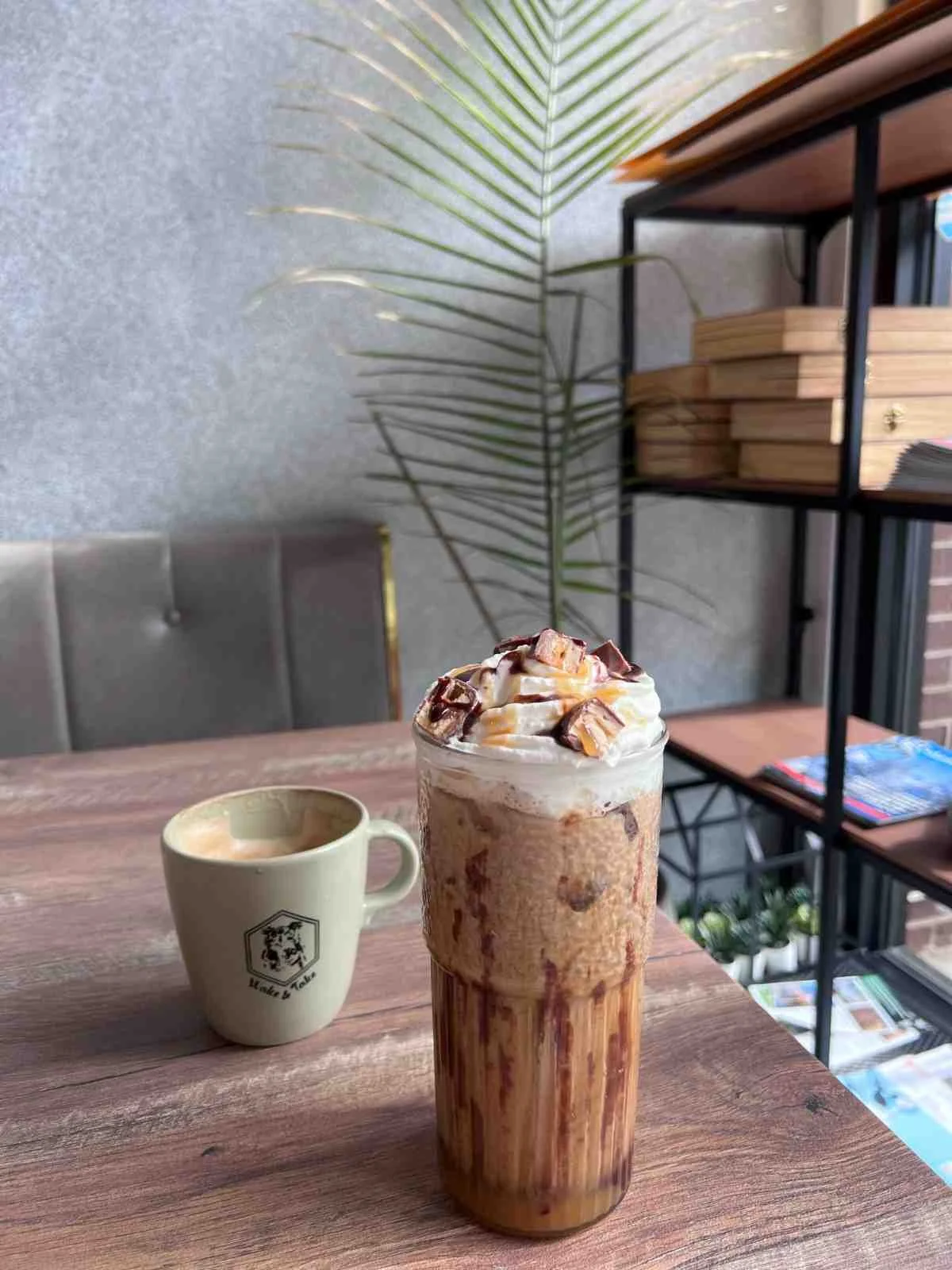 Huge variety of drinks to choose from at Wake &amp; Take