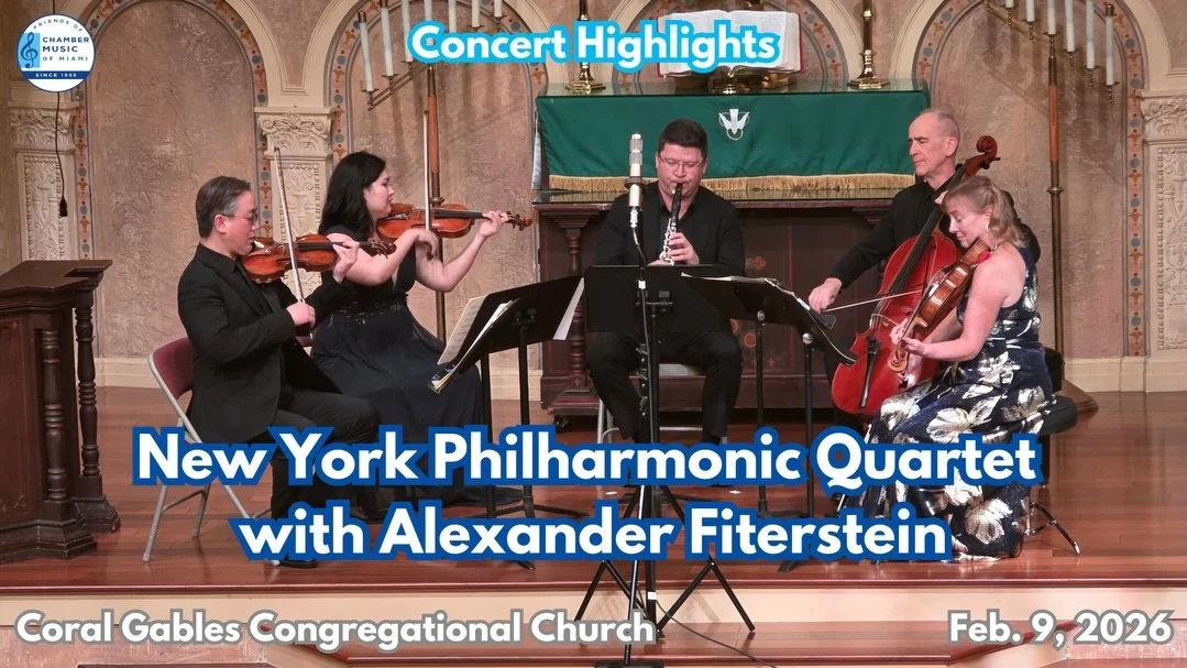 An unforgettable night of chamber music ✨
Thank you to everyone who joined us for an incredible evening filled with energy, artistry, and connection. From the first note to the final applause, the hall was alive with music and community.

We loved sh