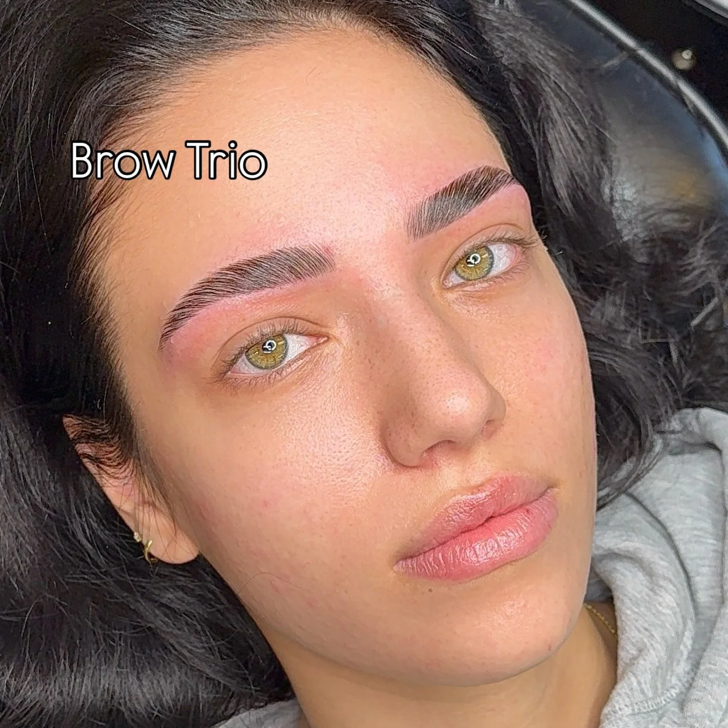 Brow trio: brow wax, lamination, and tint. All brow services include brow mapping for your precise shape 🤩  #browtrio #browlamiandtint #chicagobrowlami