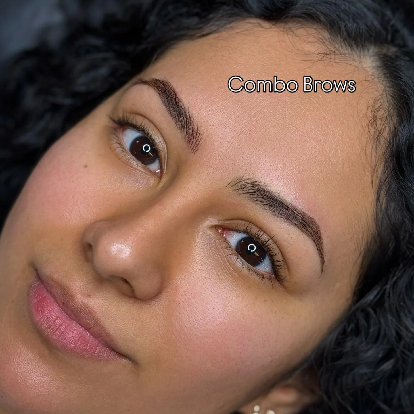 Swipe for the before ➡️ 

Combo low maintenance brows for this beauty 😍 

Nano brows are customizable to every client and their brows 

Book yours soon to be ready summer 🤩 

#Nanobrows #combobrows #chicagonanobrows