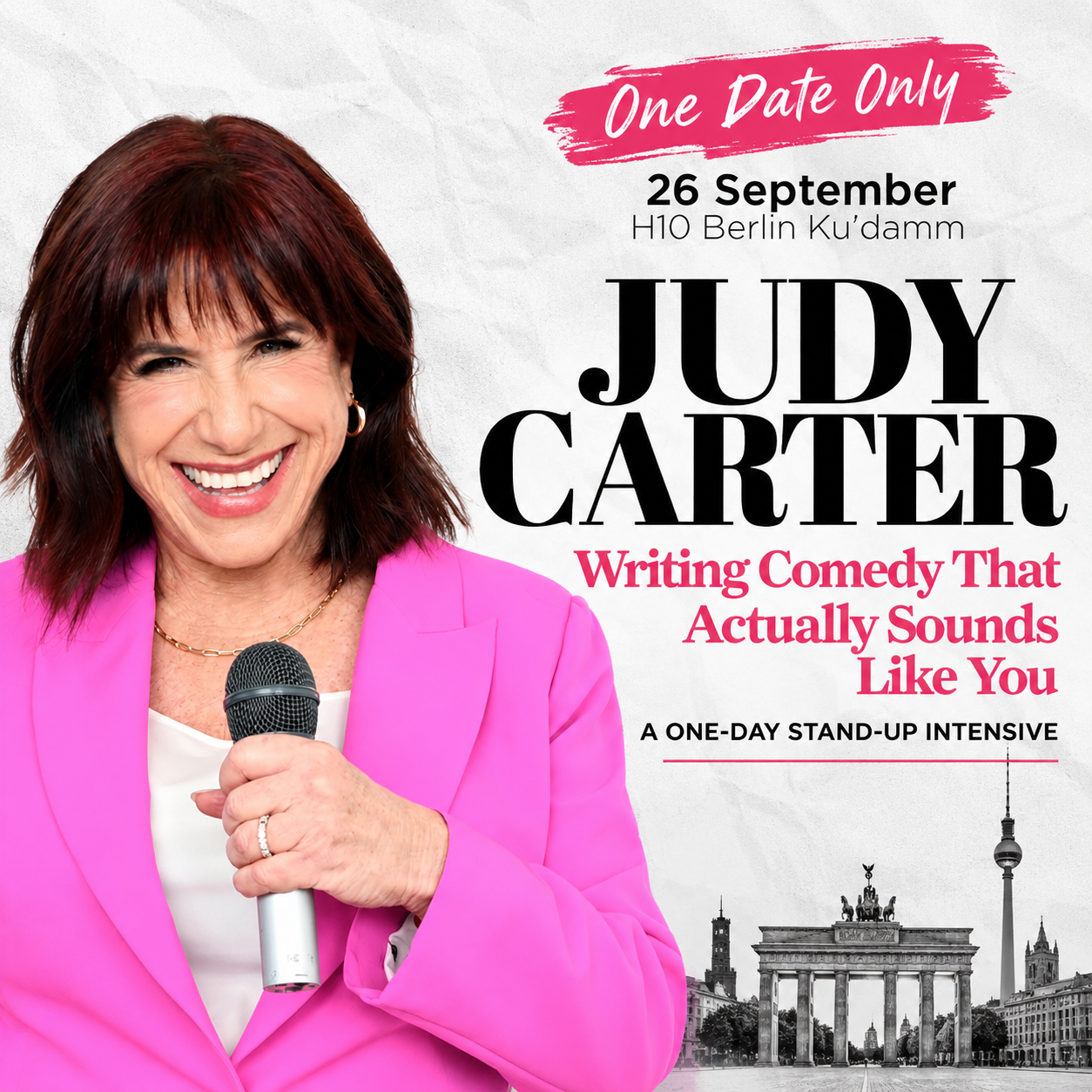 Judy Carter - Live Comedy Workshop
