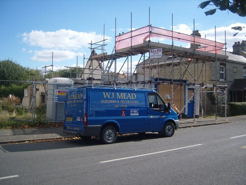 WJ Mead Builders Working, Landbeach, New Build