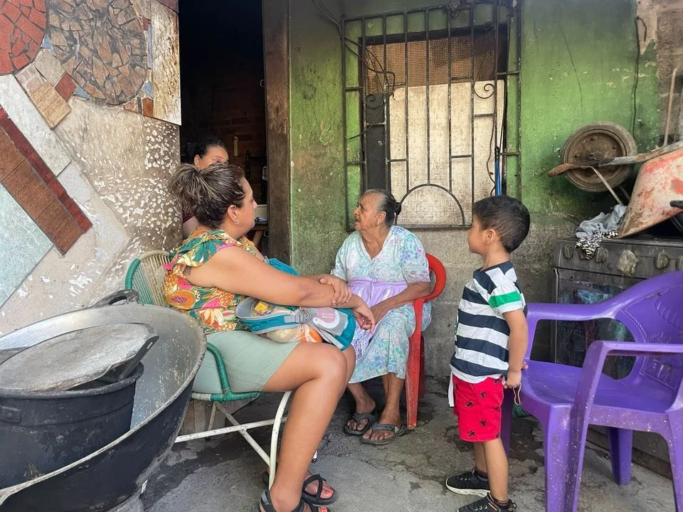 Visiting with local communities.