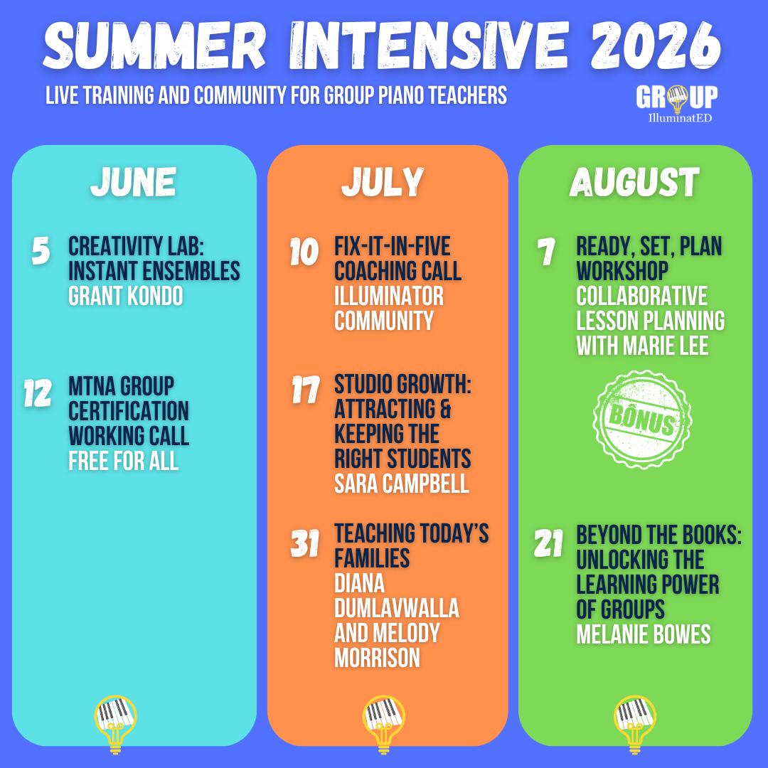 Group IlluminatED Summer Intensive ☀️
