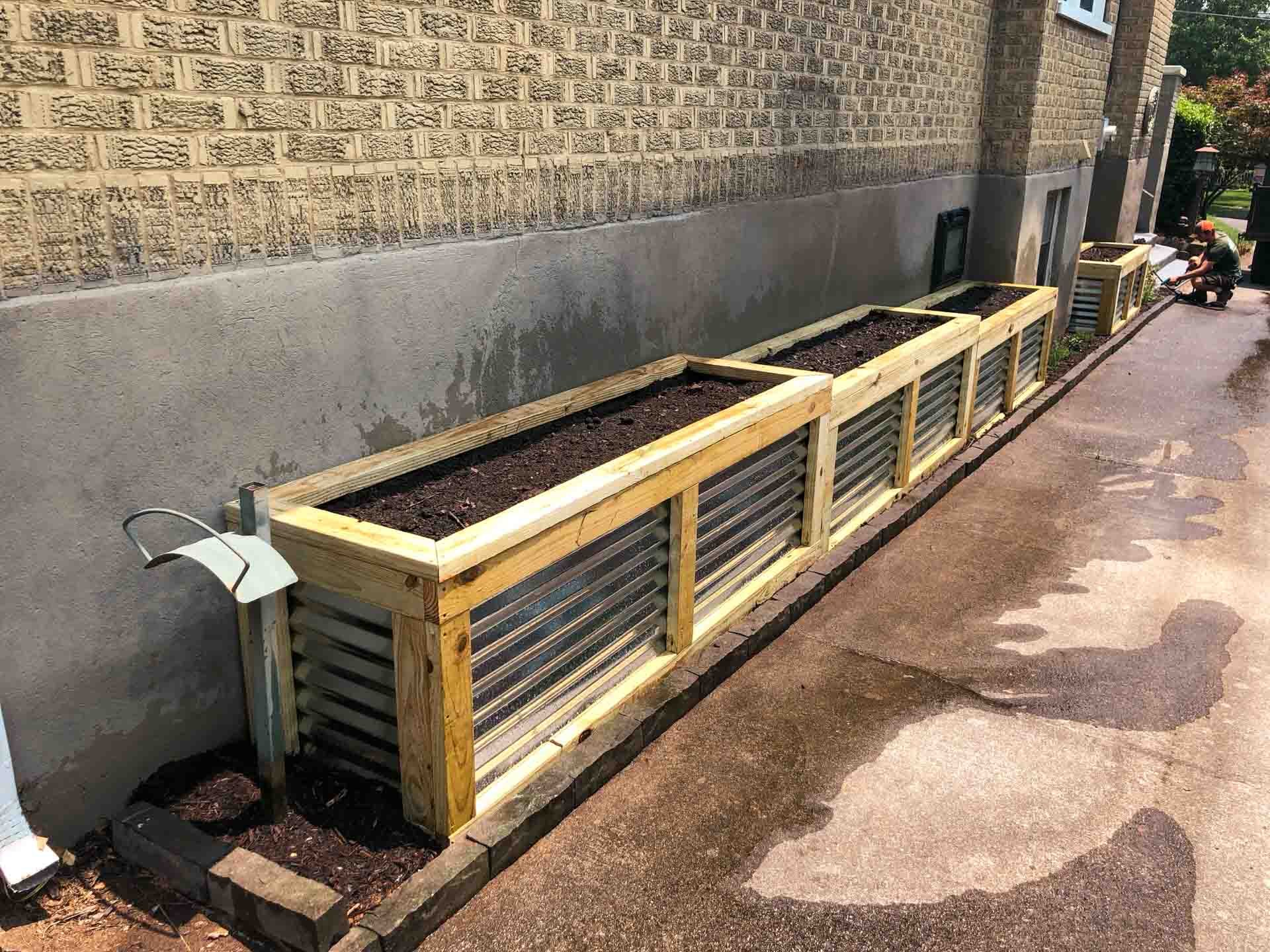 If your space is limited, custom raised beds can maximize your growing areas.