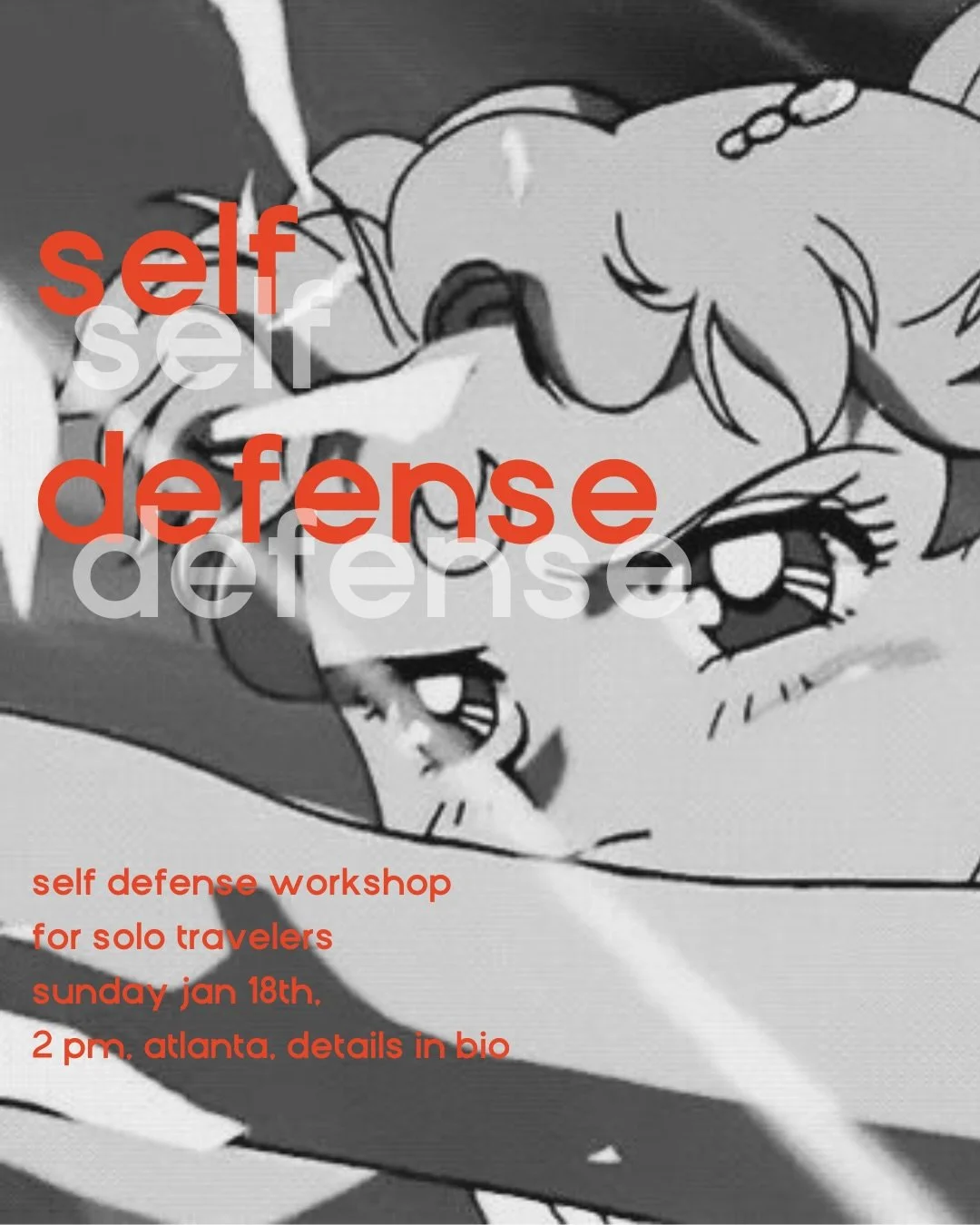 join us for a 90-minute workshop designed to empower you for safer, smarter travel. 

we all deserve to feel independent and safe in our own bodies- part of that means knowing we can think quick and have the resources to protect ourselves should we n