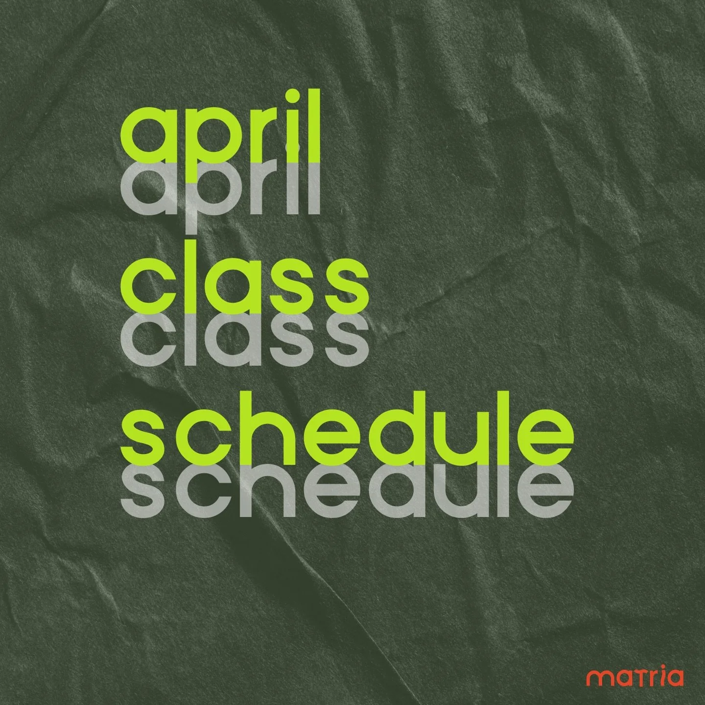 🚨NEW CLASSES🚨 move with us in april! sign up via the link in bio or comment ur fav flower 🌺