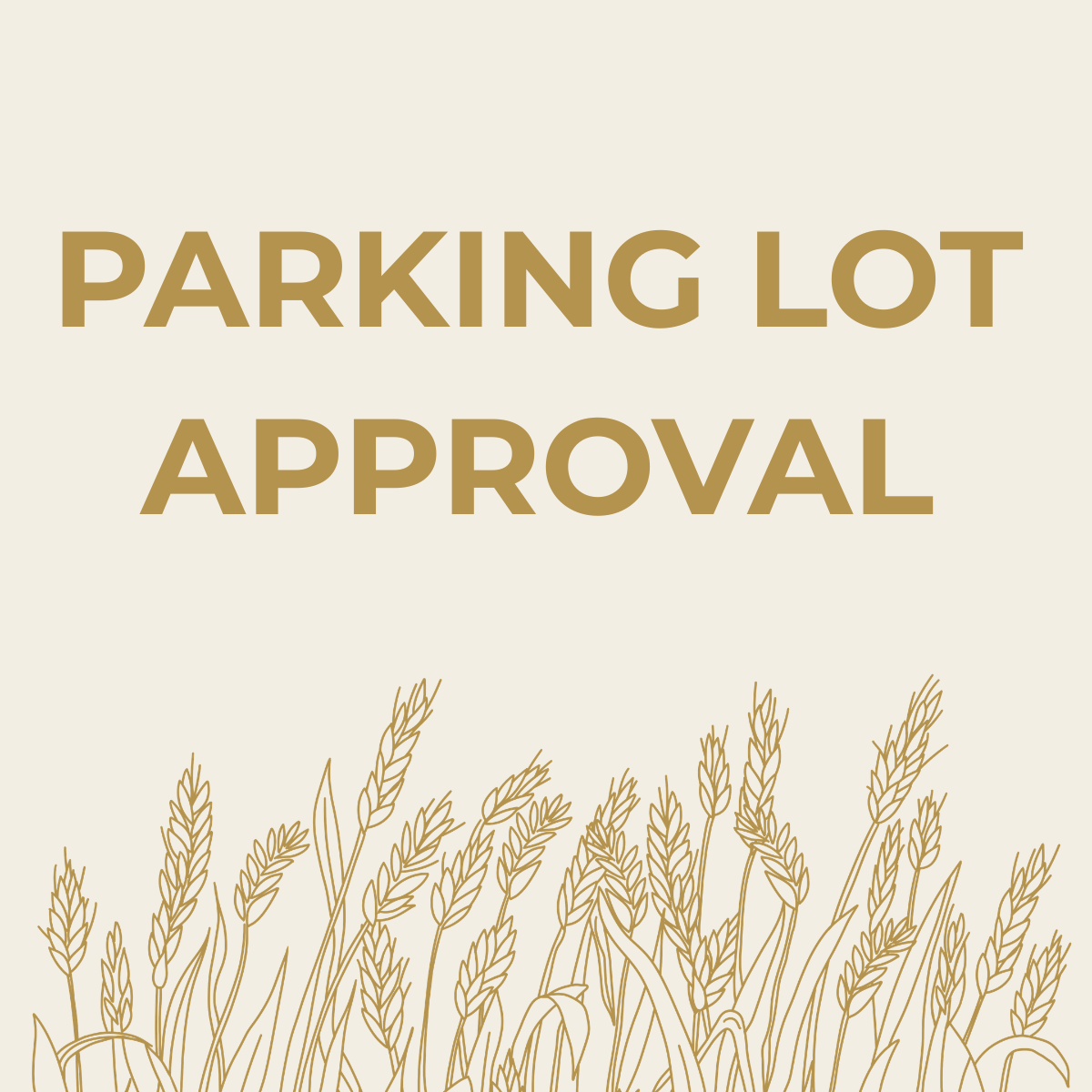 Parking Lot Approval
