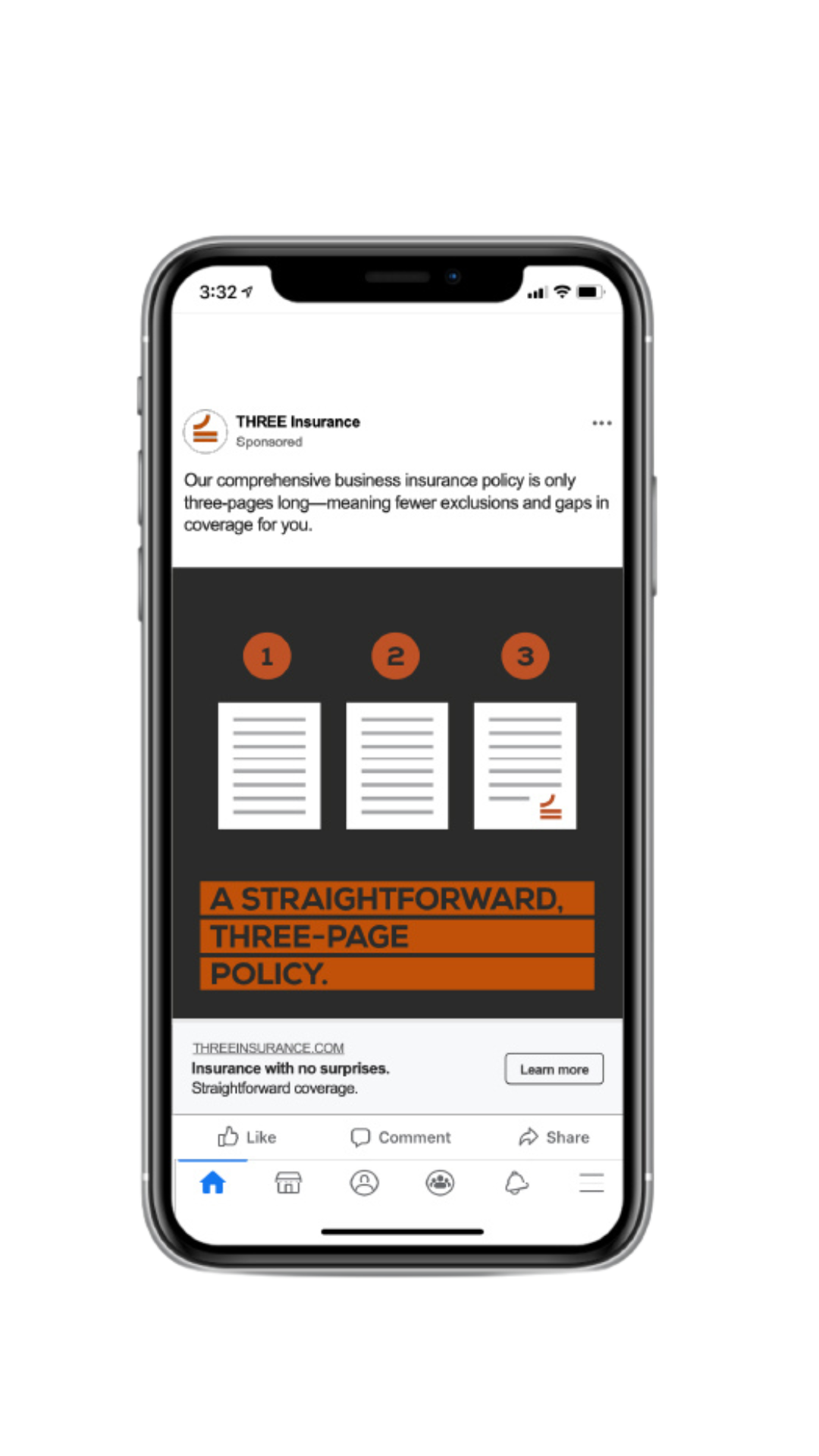 Ad 1: A straightforward three-page policy.