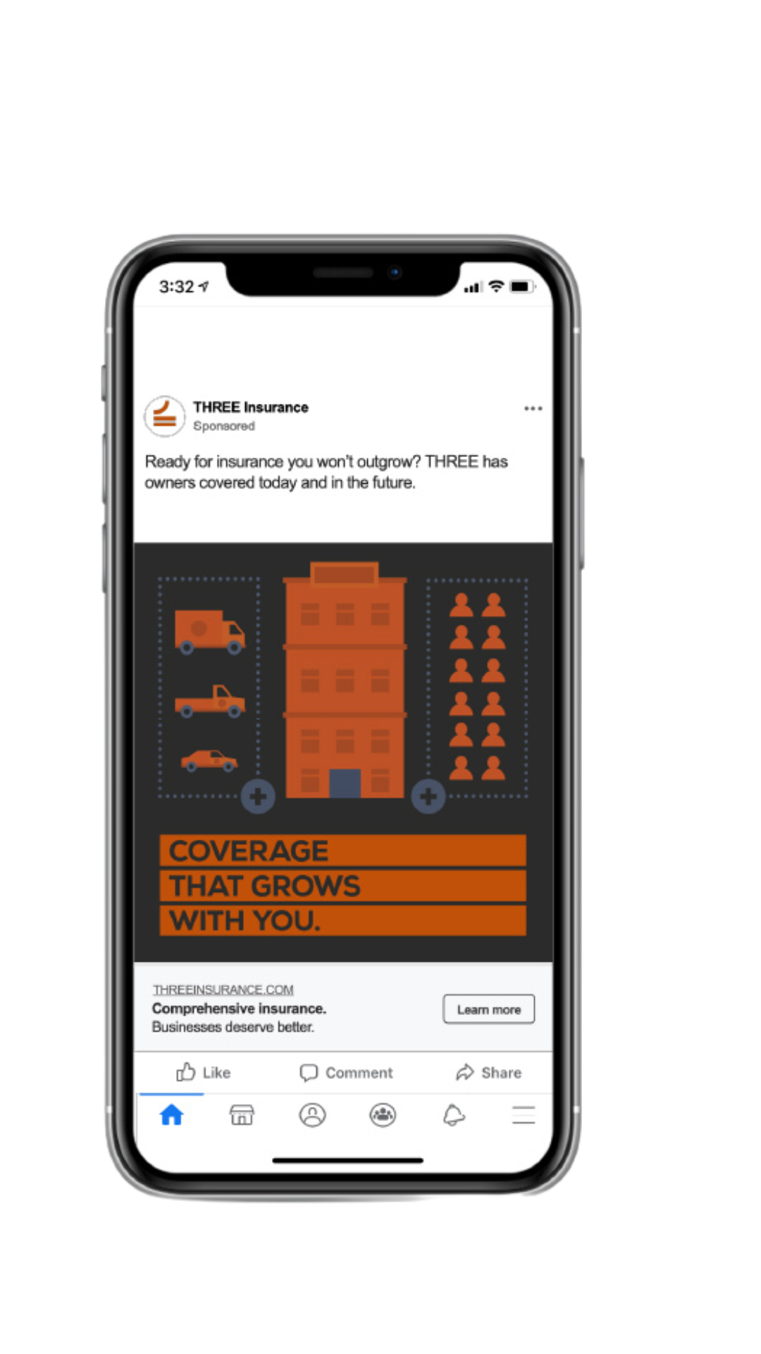 Social ad 2: Coverage that grows with you.