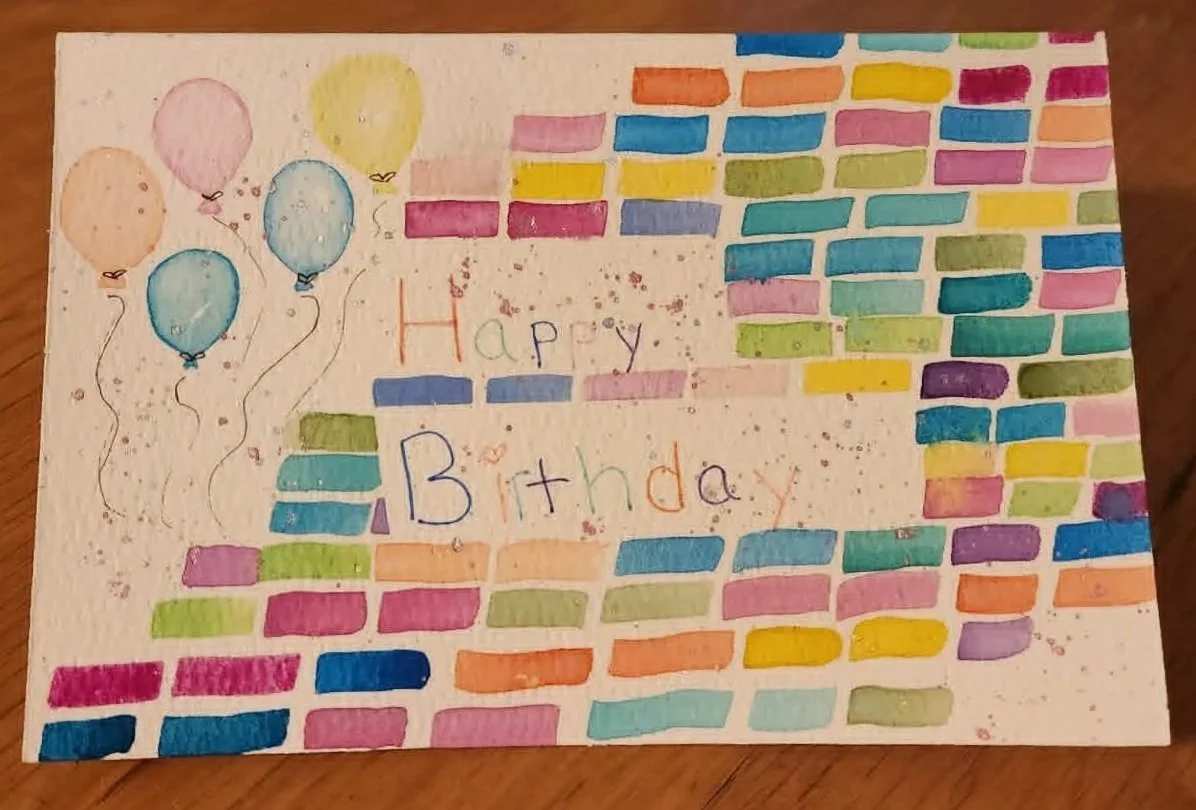 Handmade Card - water color