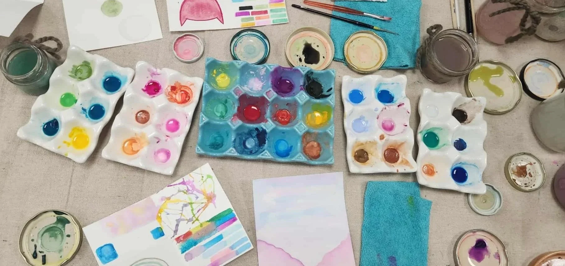 Creating Space ( work done by guest during event)