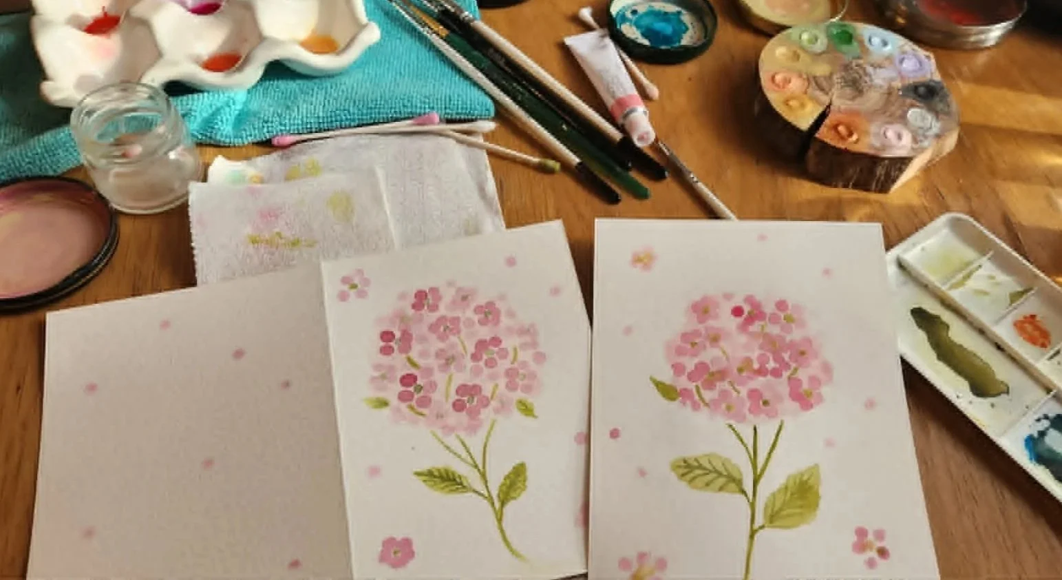 Water color card 