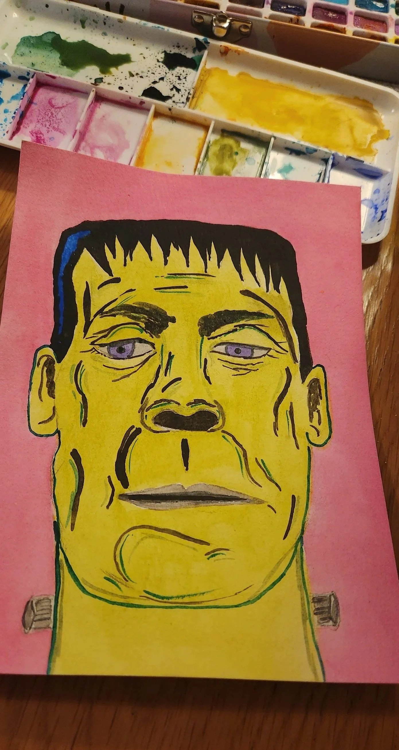 Inspired by another's art - Water Color 