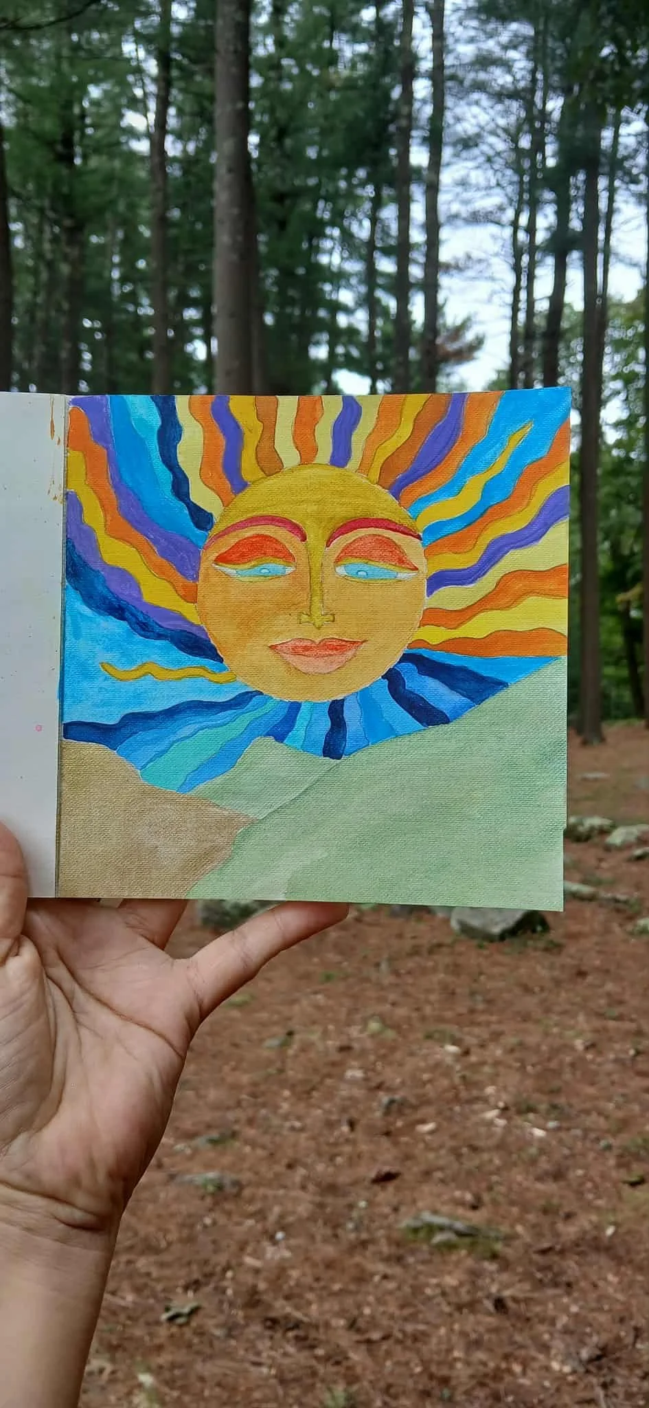 Practice - inspired by another ( water color )