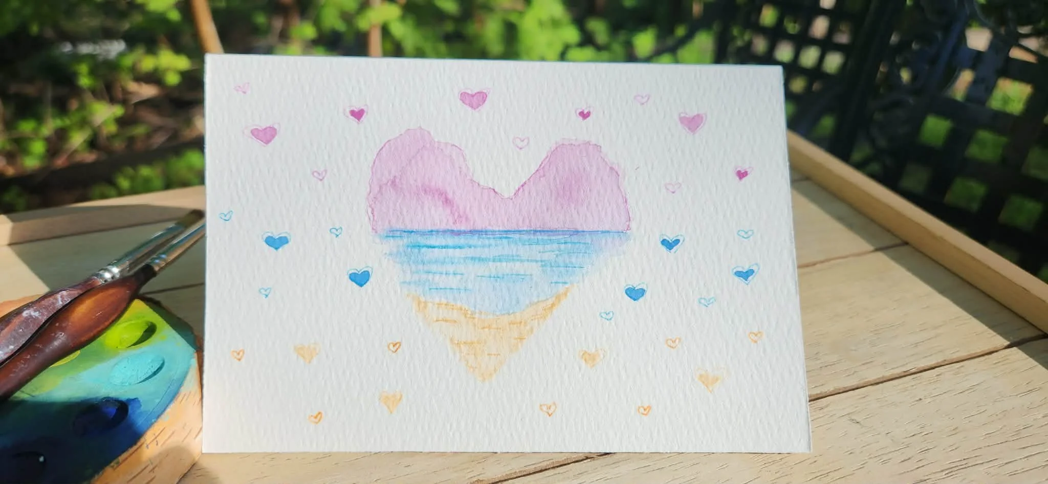 Handmade Card - water color 