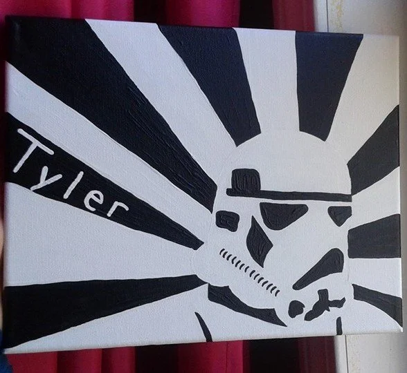 Custom created ( medium - acrylic) 