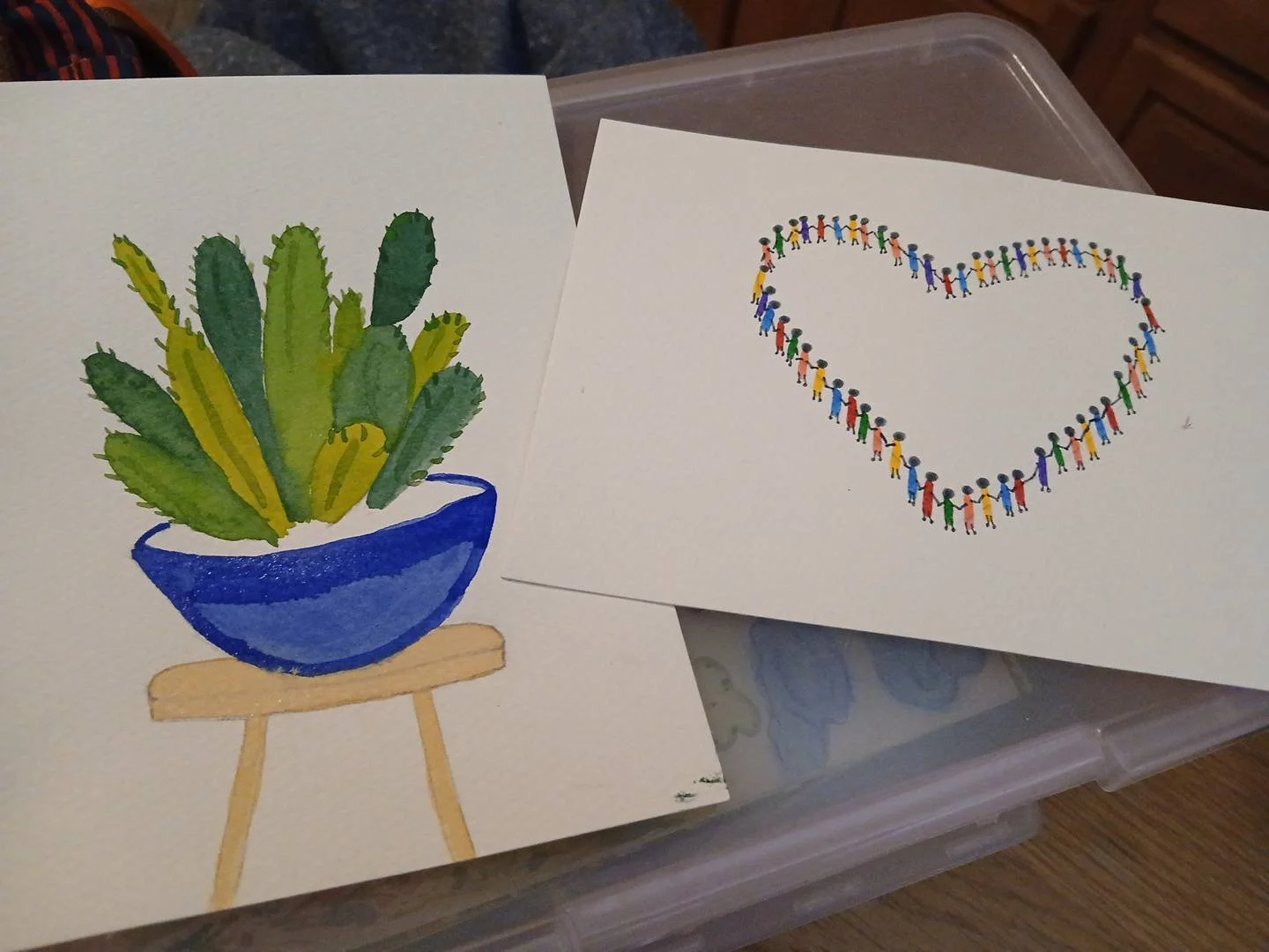 A passion for painting! ( medium - water color) 