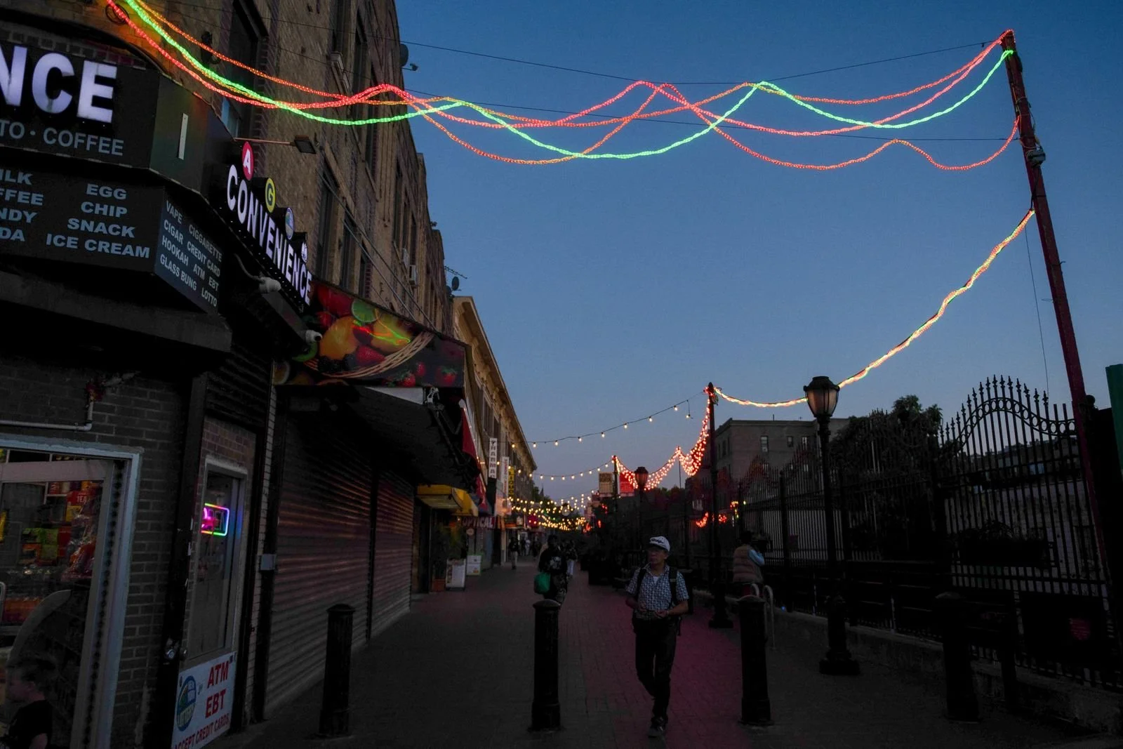 View at night