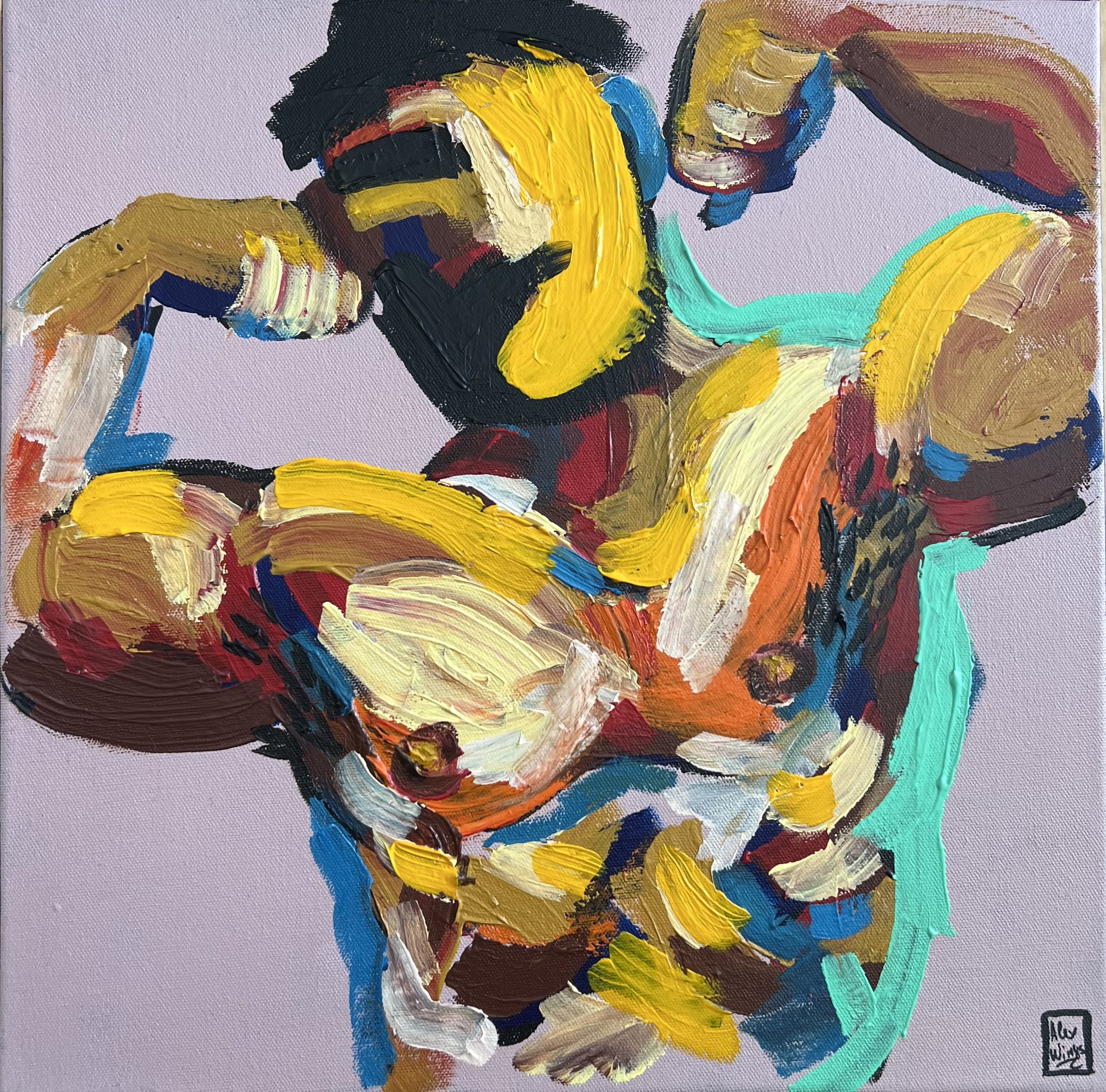Male abstract portrait