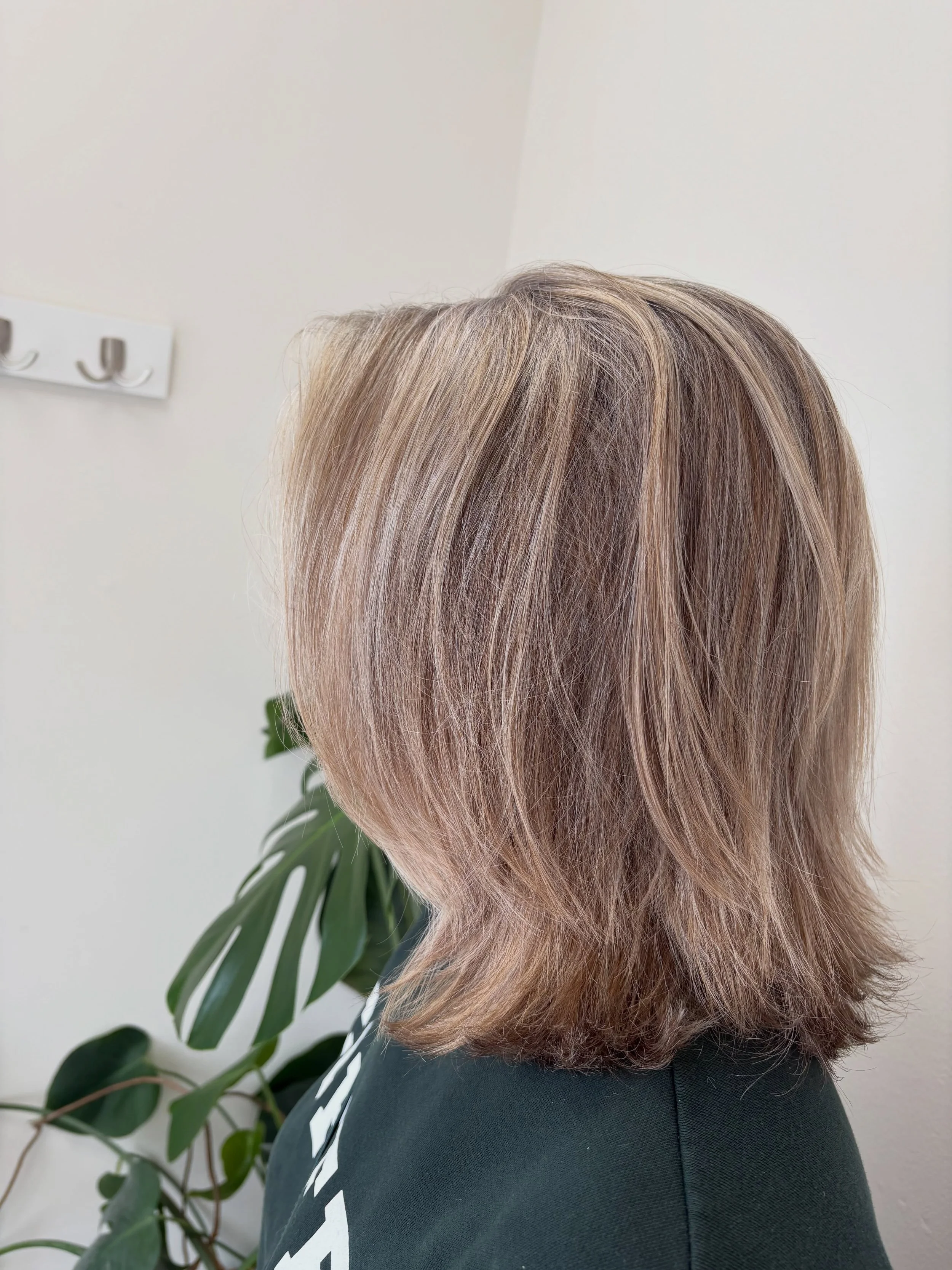 Going gray or silver doesn&rsquo;t have to be boring. With a little highs and a little lows we can create a polished, elegant head of hair. 

Gray-blending is where it is at nowadays. 

Don&rsquo;t settle for average hair color. 
Be determined to hav