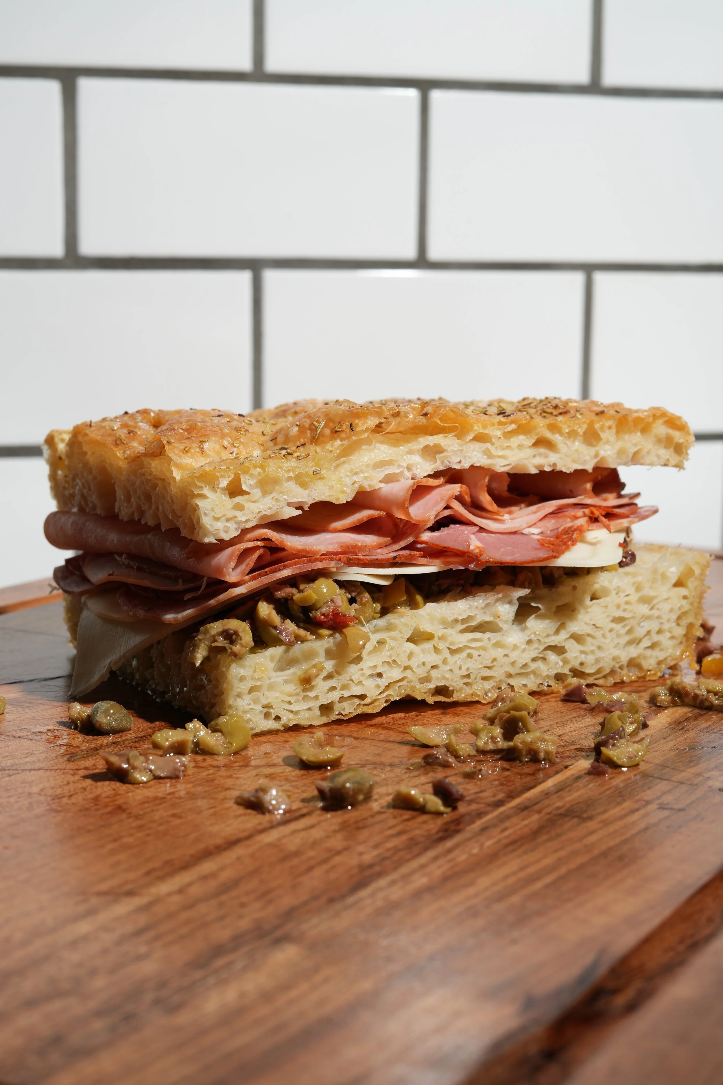 Newport Beach best sandwich, fresh focaccia sandwich in Newport Beach CA and Balboa Island. Zay'z Artisanal Deli in Newport Beach.