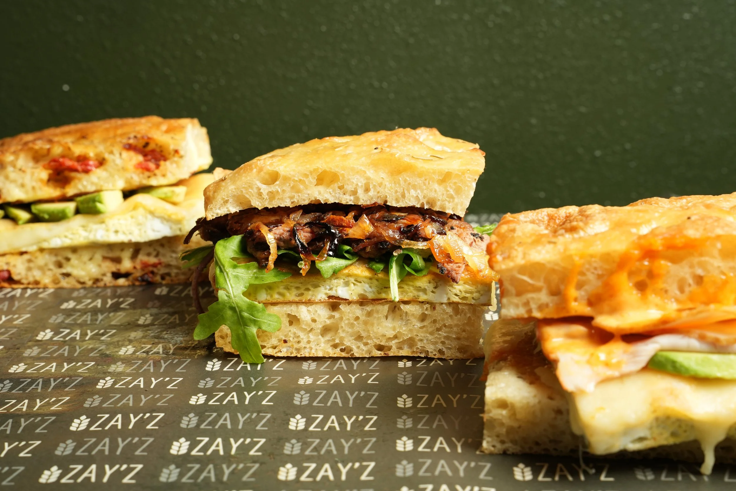 Newport Beach best sandwich, fresh focaccia sandwich in Newport Beach CA and Balboa Island. Zay'z Artisanal Deli in Newport Beach.
