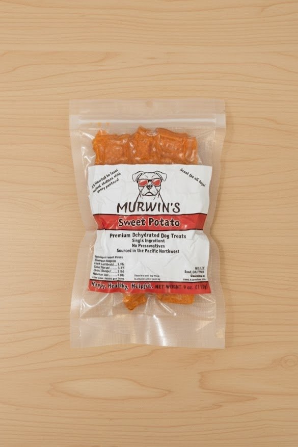 Sweet Potato Dog Treat Cookie Healthy Single-Ingredient