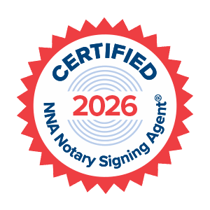 Certified Notary Signing Agent member badge awarded to Russell Partners LLC.