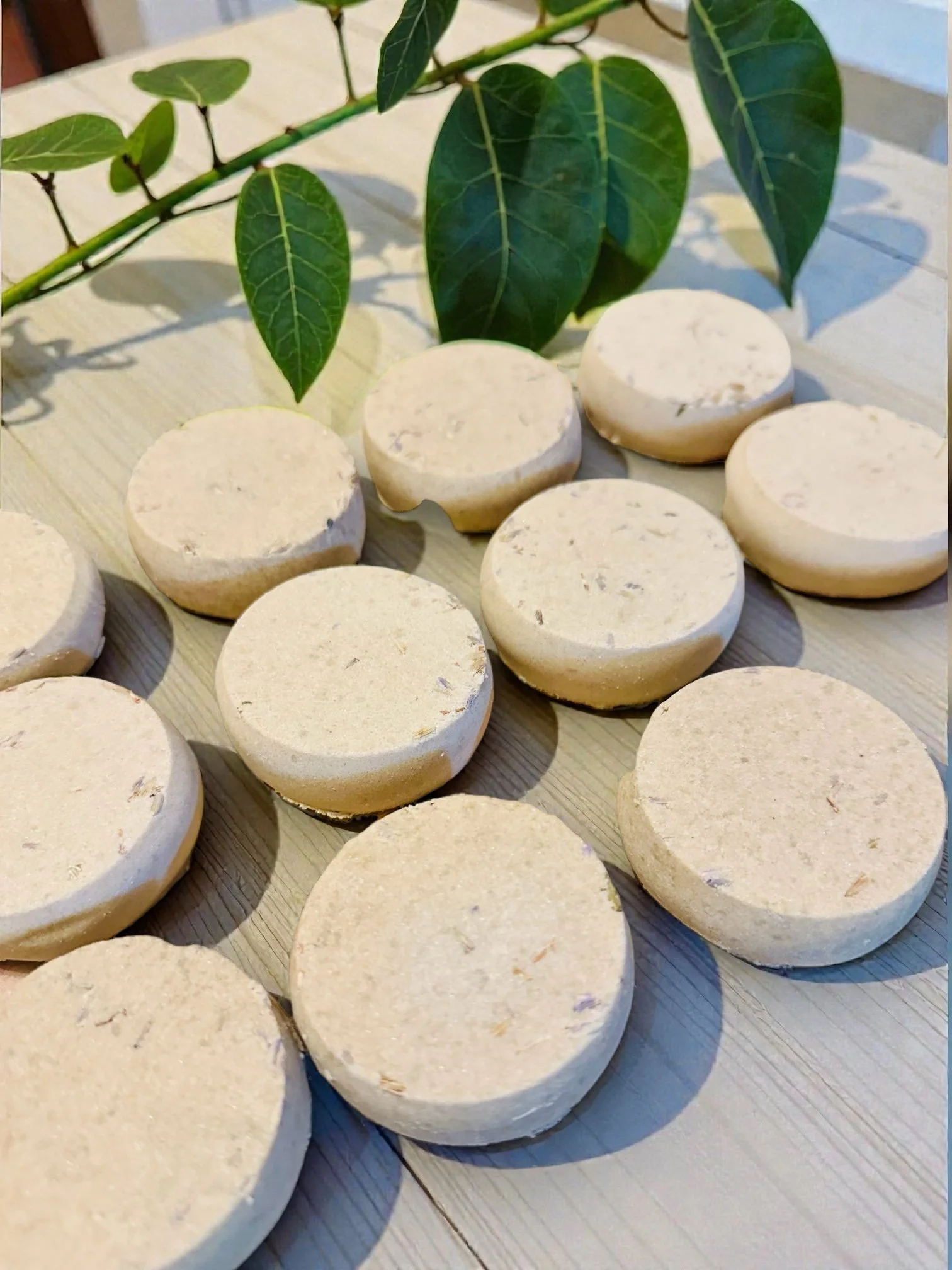 All-Natural Shower Steamers with Essential Oils and Botanicals (set of three)