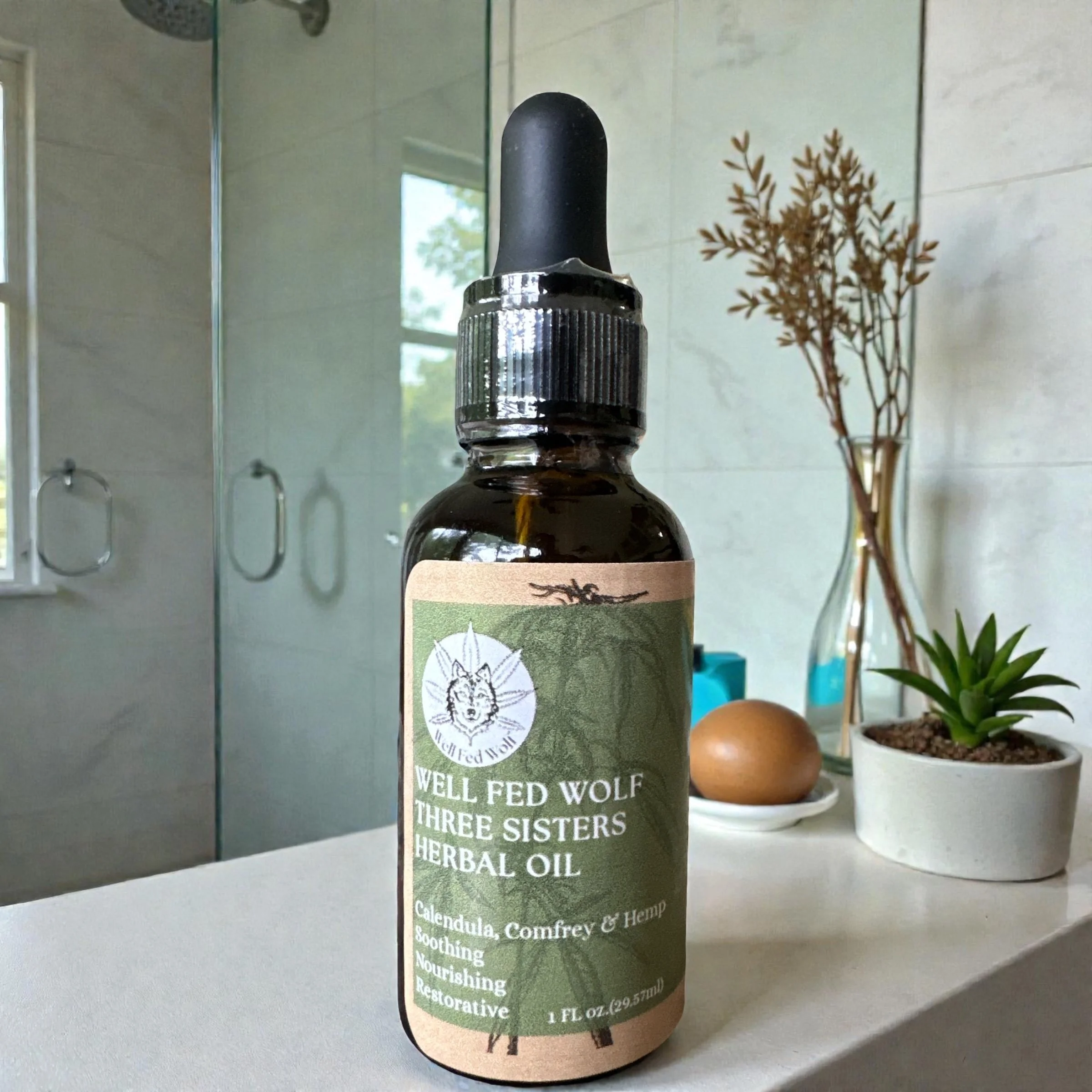 Well Fed Wolf Three Sisters Herbal Oil