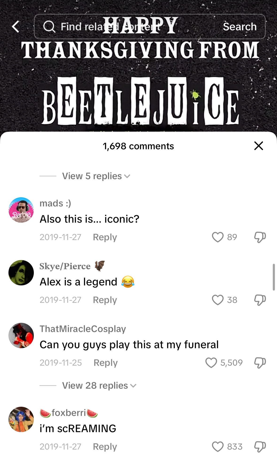 The fans couldn't have loved it more. (The best part of the job was always the comment section.)