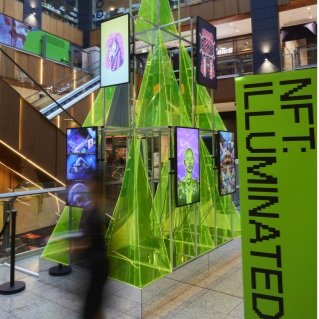 NFTree installation at The Galeries