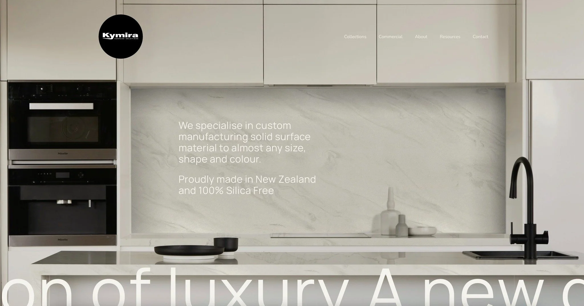 Just incase you hadn't already noticed, our new website is  LIVE!

Check it out at www.kymira.co.nz

#kymira #kymiranz #solidsurfaces #surfacesolutions #benchtops #commercial #silicafree