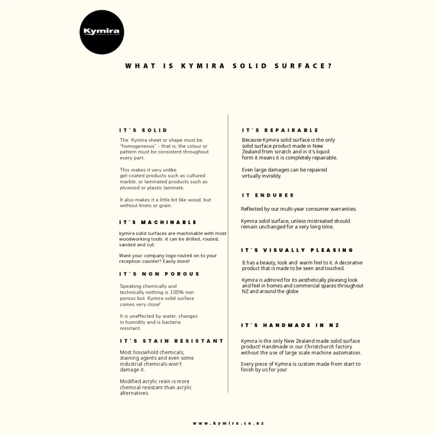 Kymira

Discover the solid surface designed to suit your space.

#kymirasolidsurface #kymiranz #custom #handmade #NZMade