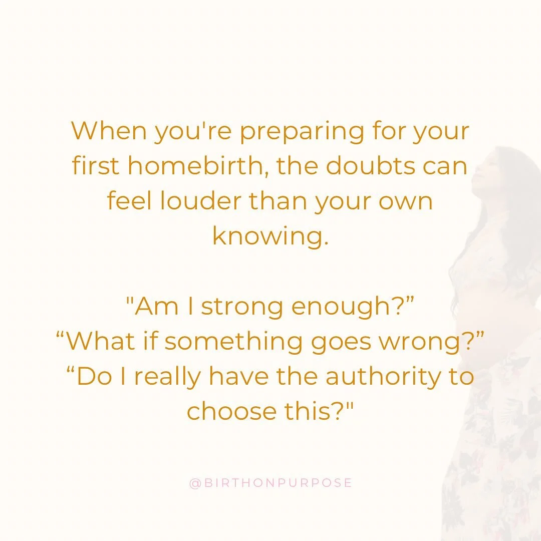 When you remember who you are, birth shifts from a battle to a sacred union. 

It&rsquo;s ok if you have fear, you&rsquo;re human mama. It doesn&rsquo;t make you wrong or weak or not ready. Also, you don&rsquo;t have to carry these fears any longer. 
