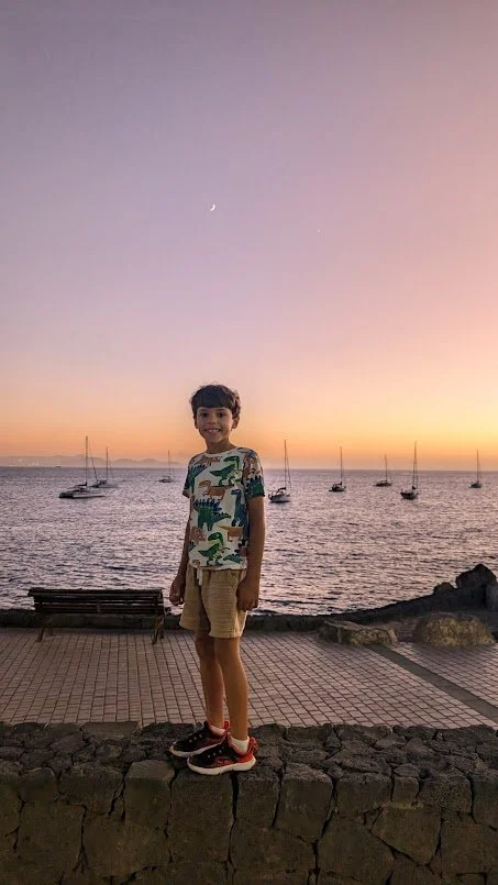 Sunset walks back home to Tranquila!