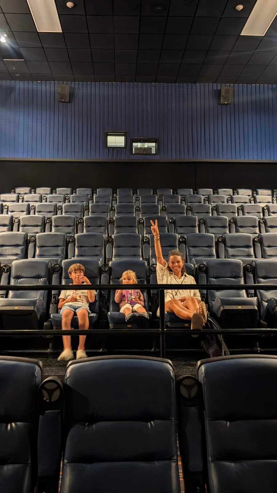 Turned out, it was the last day in cinemas before hitting the streaming channels and we were the only ones there!
