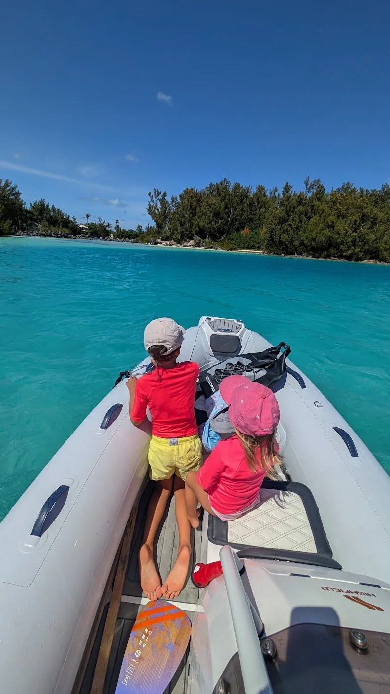 We explored Horshoe Island near the marina for one last swim!