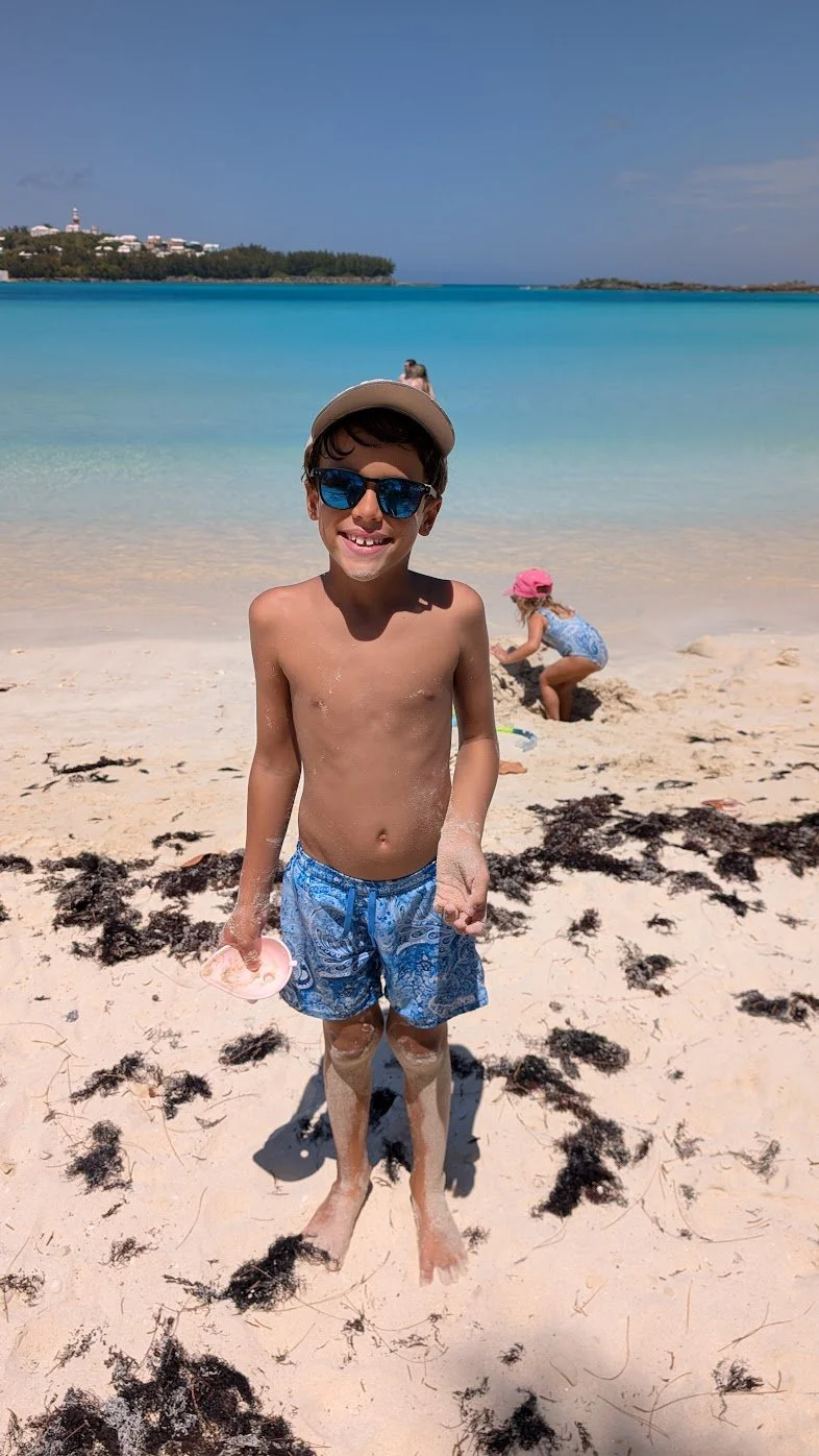 Max was happy to be in the water again after a month of not swimming in the US east coast waters!