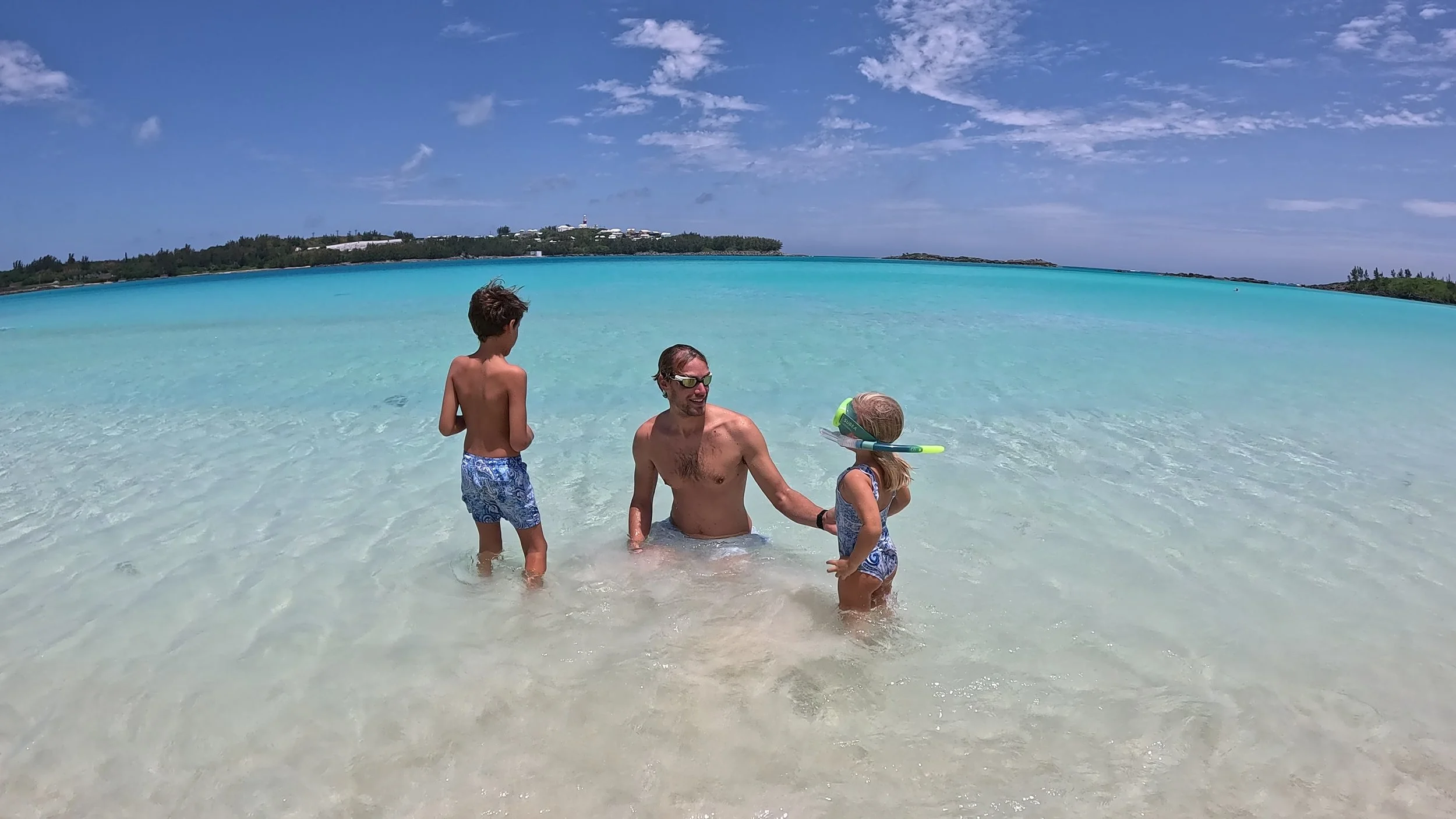 So happy to be in clear water again!